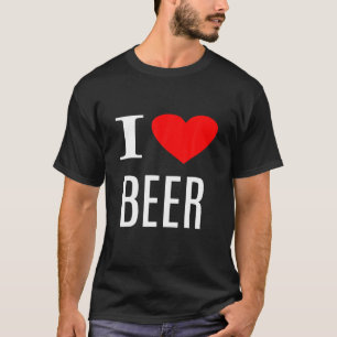 T-shirt I Love Beer - Amateur de bière