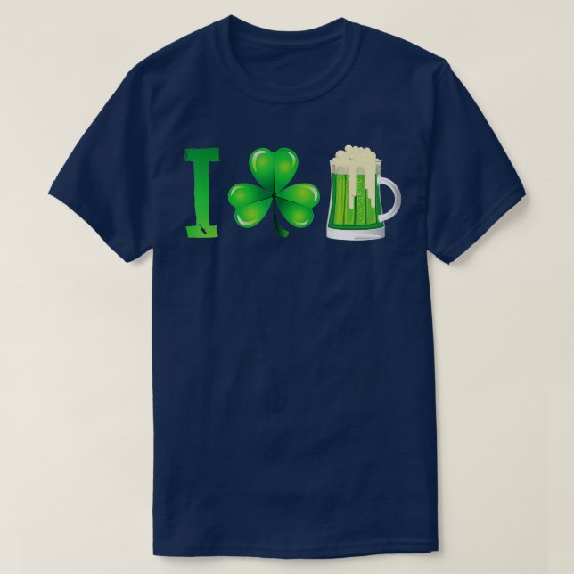 T-shirt I Love Beer St (Design devant)