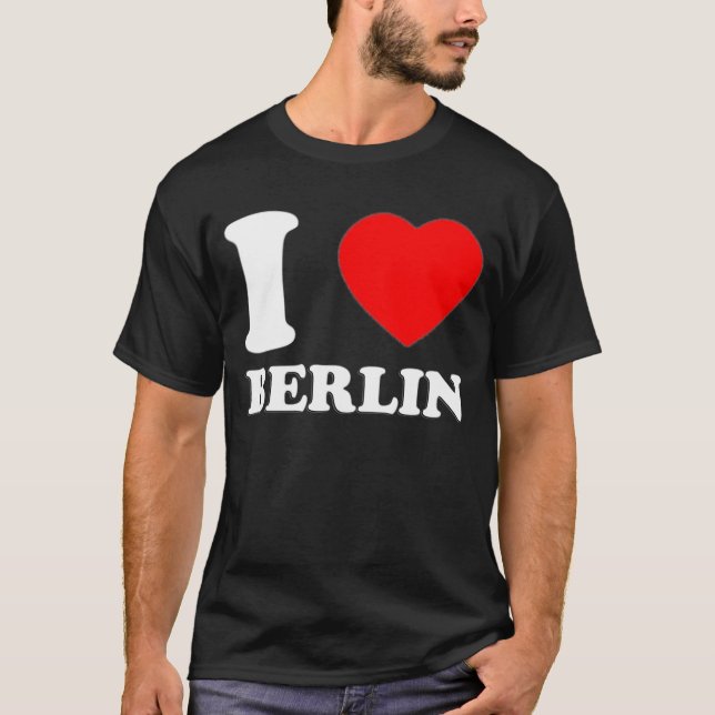 T-SHIRT I LOVE BERLIN 3D (Devant)