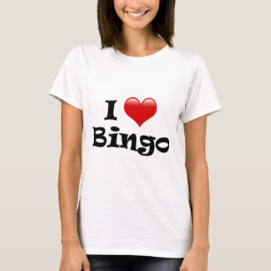 T-shirt I Love Bingo