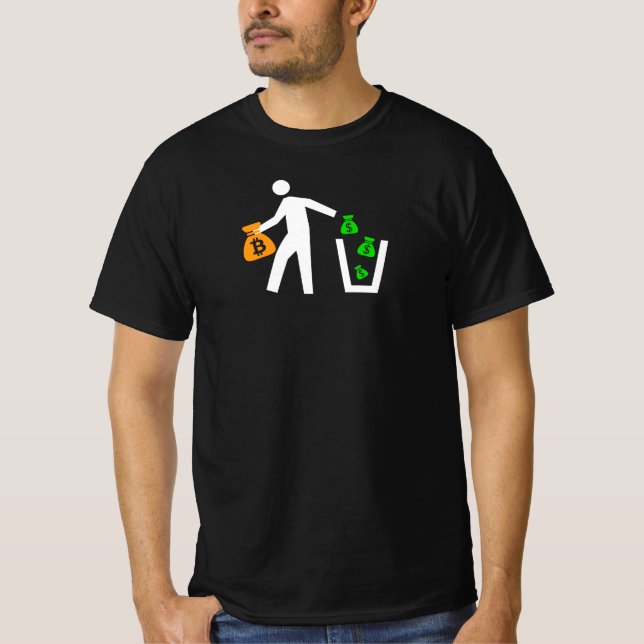 T-shirt I Love Bitcoin (Devant)