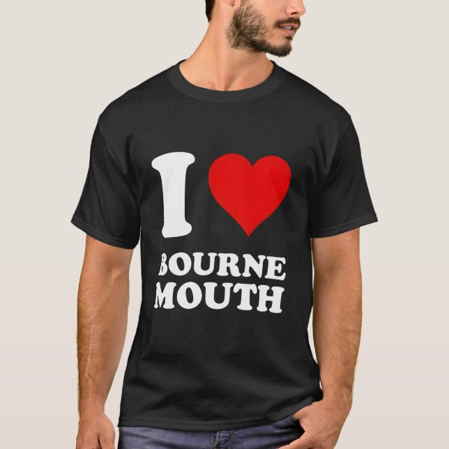 T-shirt I Love Bournemouth (Devant)