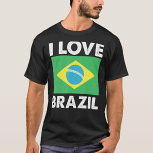 T-shirt I Love Brazil I Heart Brazil Famille Voyage Brésil