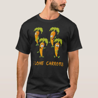 T-shirt I Love broccoli Avec Giraffe Funny Broccoli t shi