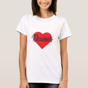 T-shirt I Love Bruxelles - Belgique