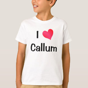 T-shirt I Love Callum