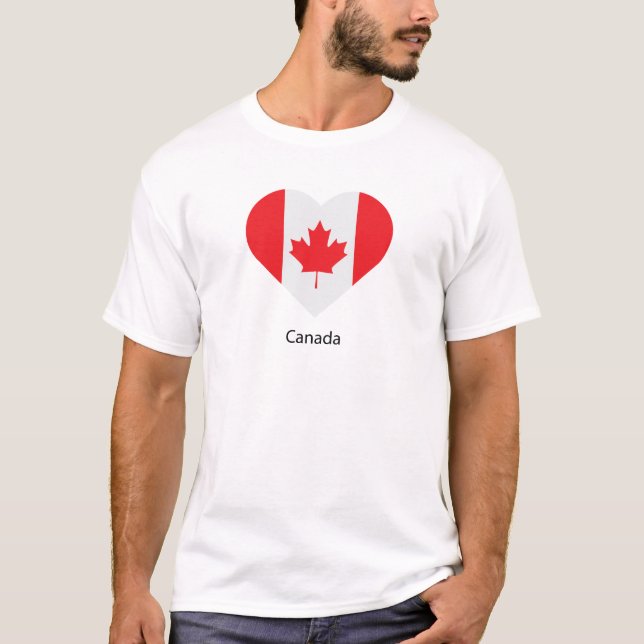 T-shirt I Love Canada (Devant)