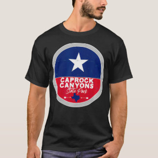T-shirt I Love Caprock Canyons State Park Teas TX Badge 
