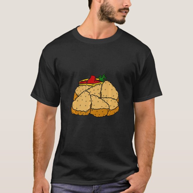 T-shirt I Love Chickens Especially When Fried Fried Chicke (Devant)