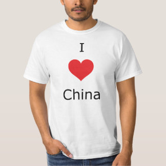 T-shirt I love China
