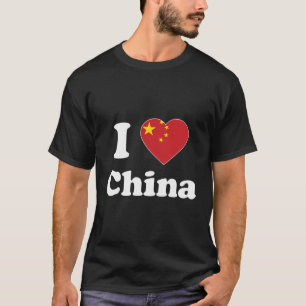 T-shirt I Love China I Heart China Chinese