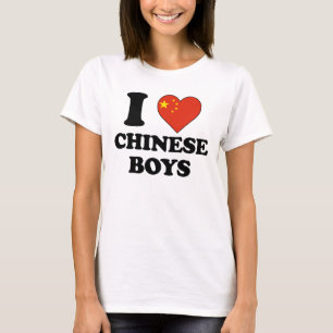 T-shirt I love Chinese Boys
