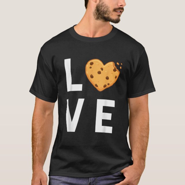 T-shirt I Love Chocolate Chip Cookies (Devant)