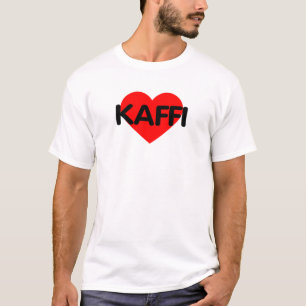 T-shirt I Love Coffee - Kaffi