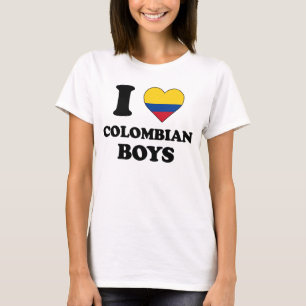 T-shirt I love Colombian Boys