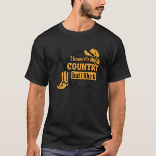 T-shirt I Love Country Music 1