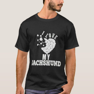 T-shirt I Love Dachshunds 37