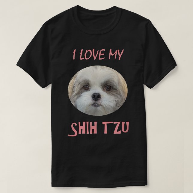 T-shirt I Love Daphne the ShiTzu  (Design devant)