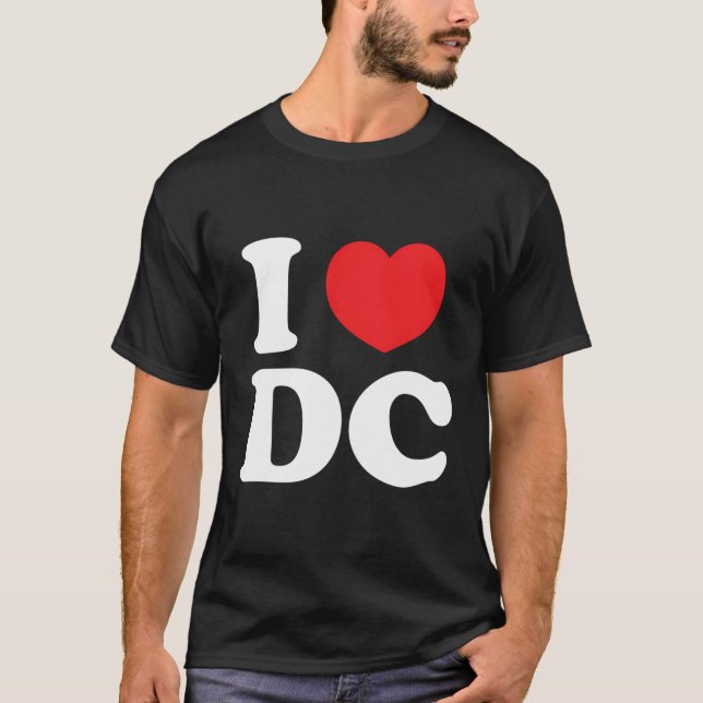 T-shirt I Love Dc (Devant)