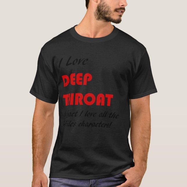 T-shirt I Love Deephroat funny (Devant)