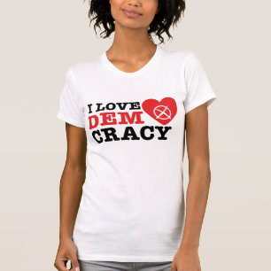 T-shirt I Love Democracy
