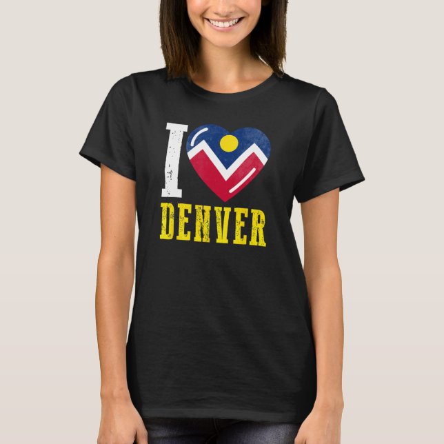 T-shirt I love Denver (Devant)