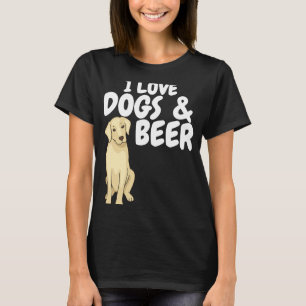 T-shirt I Love Dogs & Beer