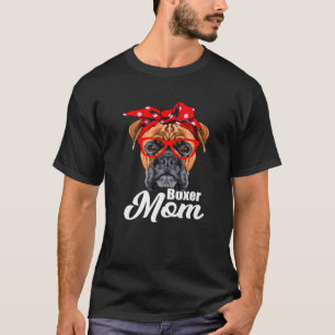 T-shirt I Love Dogs Boxer Maman