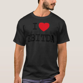 T-shirt I Love EBITDA Drôle Randonnée sans manches