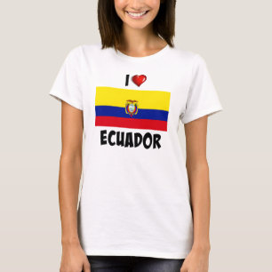 T-shirt I Love Ecuador