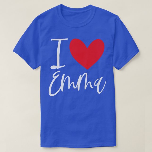 T-shirt I Love Emma (Design devant)