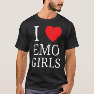 T-shirt I Love Emo Girls I Heart Emo Girls 5