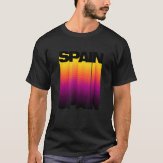 T-shirt I Love Espagne Tee - shirt, Vintage Cool Espagne G