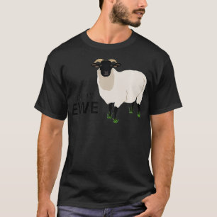 T-shirt I Love Ewe Sheep