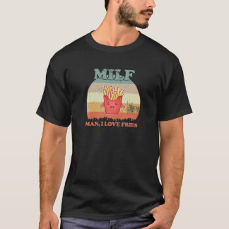 T-shirt I Love French Fries Homme I Love Fries M.I.L.F