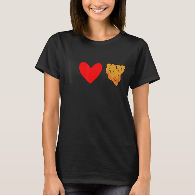 T-shirt I Love Fried Chicken Fried Chicken (Devant)