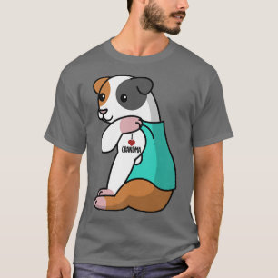 T-shirt I Love Grand-mère Tatouage Guinée Cochon Grand-mèr