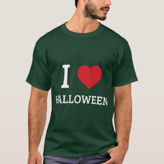 T-shirt I love halloween retro