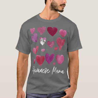 T-shirt I Love Havanese Dogs mignon Havanese Mama Cadeaux