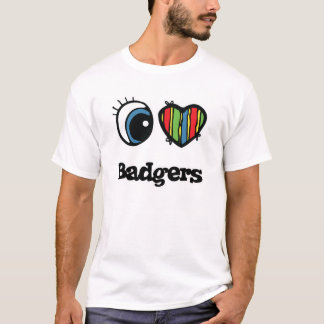 T-shirt I Love (Heart) Badgers