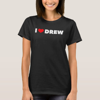 T-shirt I Love Heart Drew