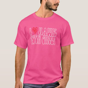 T-shirt I Love Heart Hawk Tuah Girls Sarcastic Funny Adult