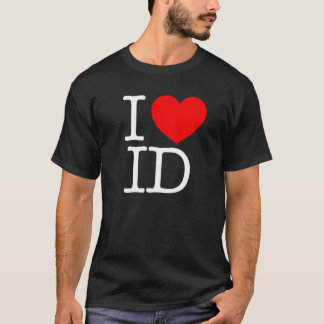 T-shirt I Love (Heart) ID
