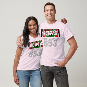 T-shirt I Love Heart Kenya : Dynamic Flag Art