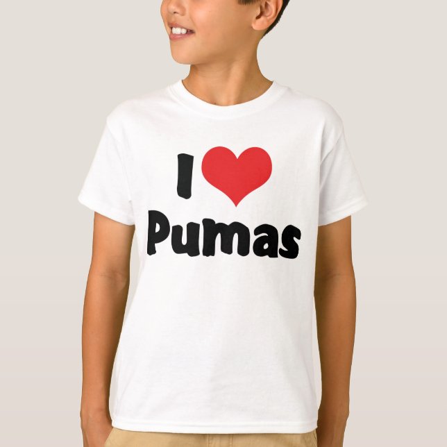 T-shirt I Love Heart Pumas (Devant)