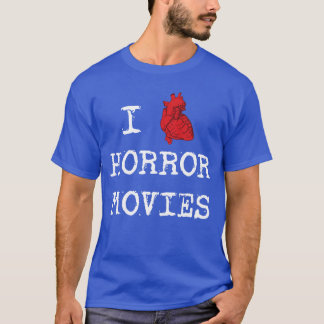 T-shirt I Love Horror Movies boy