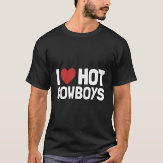 T-shirt I Love Hot Cow Pays Western Cow