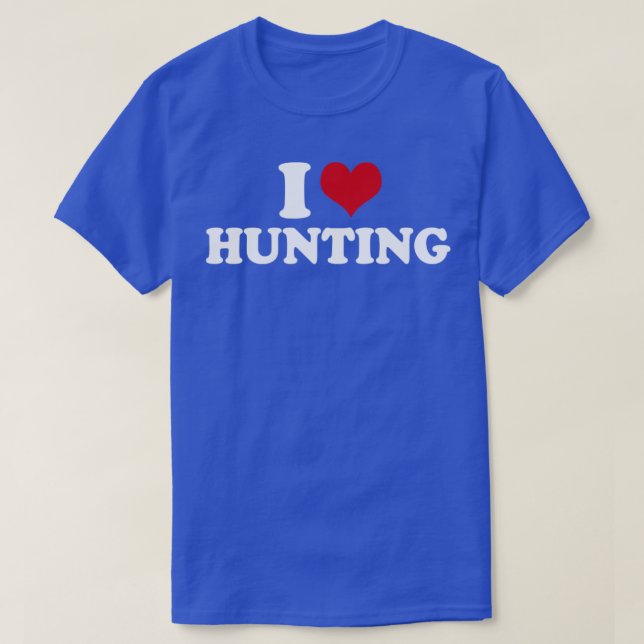 T-shirt I Love Hunter1 (Design devant)