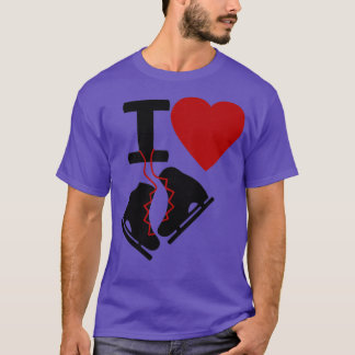 T-shirt I Love Ice Skating 23