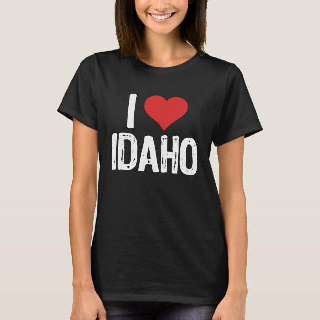 T-shirt I Love Idaho (Devant)